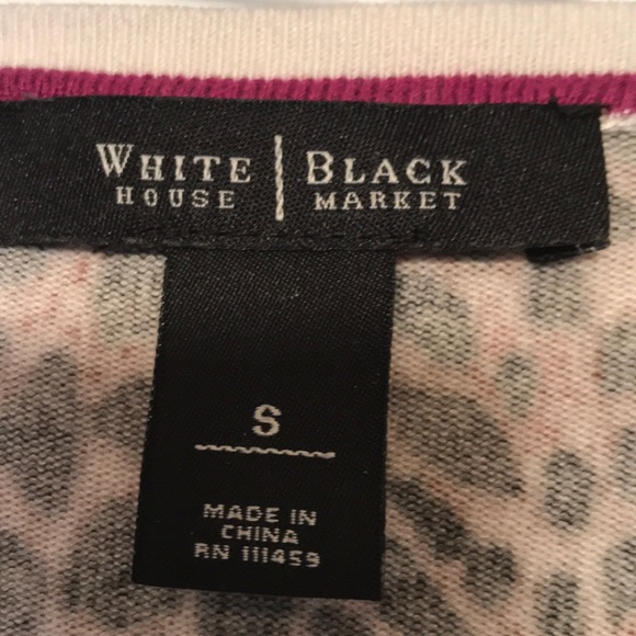 EUC WHBM leopard Cardigan - Sz S - Picture 2 of 8